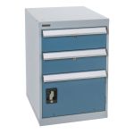 CAISSON 2 TIROIRS / 1 PORTE 18" LA X 21" PR X 28" H