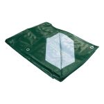 BACHES, ROBUSTE, VERT, 6' X 8' X 9 MILS