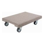 CHARIOTS EN BOIS FRANC - USAGE MOYEN, ROUES EN POLYOLEFINE, CAPACITE DE 900 LB, 18" LA X 30" P X 7" H
