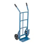 Diable robuste, Prise Double, Acier, Hauteur de 46", Capacité 1000 lb