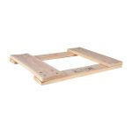 CADRE DE SOCLE ROULANT EN BOIS DUR, ROUES EN NON COMPRIS, CAPACITE DE 900 LB, 18" LA X 24" P X 1,5" H