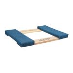 CADRE DE SOCLE ROULANT EN BOIS DUR A BOUTS AVEC TAPIS, CADRE EN BOIS, 18" LA X 24" LO, CAPACITE 900 LB