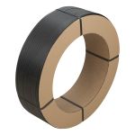FEUILLARD, POLYPROPYLENE, 1/2" LA X 7200' L, NOIR, CALIBRE MANUEL