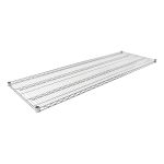 TABLETTE 72'' X 18'' EN TREILLIS CHROME