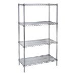 ETAGERE EN TREILLIS 4 TABLETTES