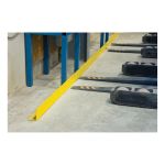RAILS PROTECTEURS ARRETS DE CHARGE AVEC ANCRAGE AU SOL, ACIER, 48" LO X 5" H, JAUNE