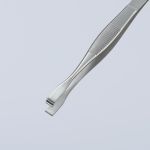 STAINLESS STEEL POSITIONING TWEEZERS-90Â° ANGLED