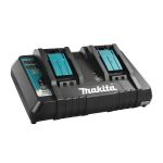 CHARGEUR DE BATTERIE OPTIMAL MAKITA DC18RD, BATTERIE LI-ION, CHARGE DE 25 À 45 MIN, 2 PILES