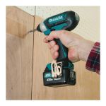 MAKITA TD110DSYE Tournevis à chocs sans fil 1/4 po hex.