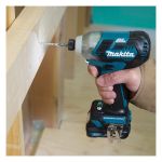 MAKITA TD111DZ Tournevis à chocs sans fil 1/4 po hex. avec moteur sans balai
