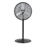 VENTILATEUR OSCILLANT SUR SOCLE, ROBUSTE, 2 VITESSES, 24 PO