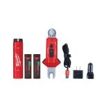 LAMPE USB POLYVALENTE REDLITHIUM POUR PERCHE ISOLANTE,  AMPOULE, DEL, MATÉRIAU DU CORPS, ALUMINIUM, COULEUR DU CORPS, ROUGE,  DE BLOC-PILE (BATTERIE),