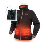 VESTE SOFTSHELL CHAUFFANTE POUR FEMME M (NOIR)