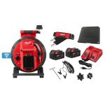 SYSTÈME DE BOBINE D’INSPECTION DE PIPELINE FLEXIBLE, DIMENSION DE L'AFFICHAGE, 27,6" LO X 19" LA, TÊTE DE CAMÉRA, 25 MM (0,98")