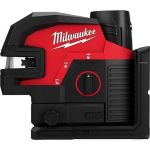 NIVEAU LASER VERT À POINT CROISÉ ET 4 POINTS, AVEC BATTERIE LITHIUM-ION, 12 V