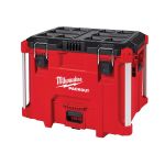 BOÎTE À OUTILS PACKOUT, PROFONDEUR HORS TOUT, 15-1/2", HAUTEUR HORS TOUT, 16-9/10", LARGEUR HORS TOUT, 21-4/5", COULEUR, NOIR/ROUGE