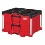 BOÎTE À OUTILS AVEC 2 TIROIRS PACKOUT, PROFONDEUR HORS TOUT, 16-1/3", HAUTEUR HORS TOUT, 22-1/5", LARGEUR HORS TOUT, 14-1/3", COULEUR, NOIR/ROUGE