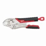PINCE-ÉTAU AVEC POIGNÉES TORQUE LOCK, LONGUEUR HORS TOUT, 10" MÂCHOIRE COURBÉE