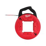 RUBAN DE TIRAGE AVEC GUIDE FLEXIBLE EN MÉTAL, LONGUEUR, 50', MATÉRIAU, PLASTIQUE