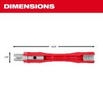 CLÉ À  ROBINET, LONGUEUR, 13-4/5", CAPACITÉ, 58" - 15/16"