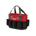 SAC OVALE UTILITAIRE, NOIR/ROUGE, MATÉRIAU, NYLON BALISTIQUE, NBRE DE POCHETTES, 24