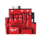 TABLIER AÉRIEN POUR OUTILS, ROUGE, MATÉRIAU, VINYLE, NBRE DE POCHETTES, 25