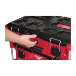 BOÎTE À OUTILS PACKOUT, PROFONDEUR HORS TOUT, 22", HAUTEUR HORS TOUT, 7", LARGEUR HORS TOUT, 16", COULEUR, NOIR/ROUGE
