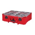 ORGANISATEUR GRANDE CAPACITÉ PACKOUT, PROFONDEUR HORS TOUT, 15-1/5", HAUTEUR HORS TOUT, 7", LARGEUR HORS TOUT, 19-7/10", COULEUR, ROUGE