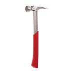 MARTEAU DE CHARPENTE À FACE USINÉE, POIDS DE LA TÊTE, 22 OZ, LONGUEUR HORS TOUT, 15"