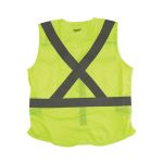 VESTE DE SÉCURITÉ, JAUNE LIME HAUTE VISIBILITÉ, COULEUR DES BANDES RÉFLÉCHISSANTES, ARGENT, TAILLE, 2T GRAND/ 3T GRAND