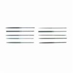 CRESCENT NICHOLSON T37755 ENSEMBLE DAIGUILLES À MOTIF SUISSE ASSORTIES LIME, 12 PIÈCES, #0 COUPÉ