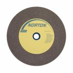 Norton 66253263054 57  meule de table et piédestal alundum droit , 12 po diam. X 2 po thk, 1-1/2 po trou central, 24 grains, abrasif à loxyde dalumini