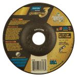 Norton  quantum 66253370796  meule à moyeu déporté, 5 po diam. X 1/4 po thk, 7/8 po trou central, 20 grains, abrasif céramique dalumine