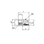 Fitting droit 3/8 Tube x 1/4 NPT