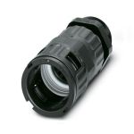 RACCORD VISSÉ POUR GAINE DE PROTECTION WP-GR HF IP66 PG21 BK