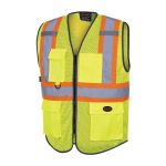 VESTE SIGNALISATION EN MAILLE AVEC FERMETURE A GLISSIERE 2XL