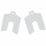 SLOTTED SHIM 3"X3" X .015 PKG - PAQUET DE 10