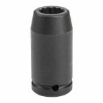 PROTO TORQUEPLUS J07524MLT DOUILLE PROFONDE, 3/4 PO CARRÉ PRISE, 24 MILLIMÈTRES, 12 POINTS