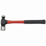 STANLEY BLACK DECKER PROTO J1324PGD MARTEAU À PANNE RONDE, 14-3/16 PO LONGUEUR HORS TOUT, TÊTE EN ACIER FORGÉ 24 OZ, MANCHE EN FIBRE DE VERRE