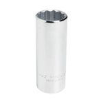 DOUILLE LONGUE CHROMEE PR.1/2" 13MM 12PT