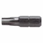 PROTO J60532 INSERT INVIOLABLE FORET, T15 TORX POINT, 1 PO LONGUEUR HORS TOUT, OXYDE NOIR