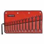 ENS.CLES COMBINEES REVERSIBLES NOIRES 13PCS SPLINE