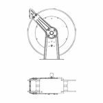 ENROULEUR BOYAU DE SOUDURE 1/4" GRADE T