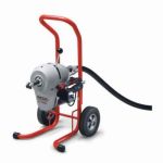 RIDGID 23712 MACHINE K-1500A AVEC GANT A-1, CLÉ DE DÉCOUPLAGE A-12 ET GAINE DE GUIDAGE ARRIÈRE