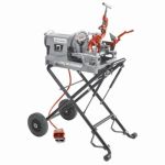 RIDGID 67182 Mandrin à percussion NPT 1/2 po-2 po avec support pliable à roues 250