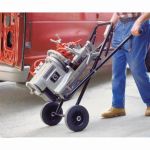 RIDGID 67182 Mandrin à percussion NPT 1/2 po-2 po avec support pliable à roues 250