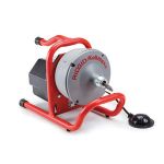 RIDGID 71742 Machine avec : avance automatique, Gaine de guidage, Support de montage, Flexible à renflement avec tambour intérieur