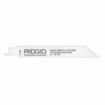 RIDGID 80510 Lame de scie alternative RIDGID pour métaux non ferreux de 6 po (150 mm) - 18 dents par po - paquet de 5