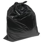 SACS A DECHETS DE CALIBRE INDUSTRIEL, UTILITAIRE, 20" LA X 22" LO, 0,64 MILS, NOIR, DESSUS OUVERT