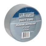 RUBAN ADHESIF DE CATEGORIE UTILITAIRE, 7,5 MILS, ARGENT, 50 MM (2") X 55 M (180')
